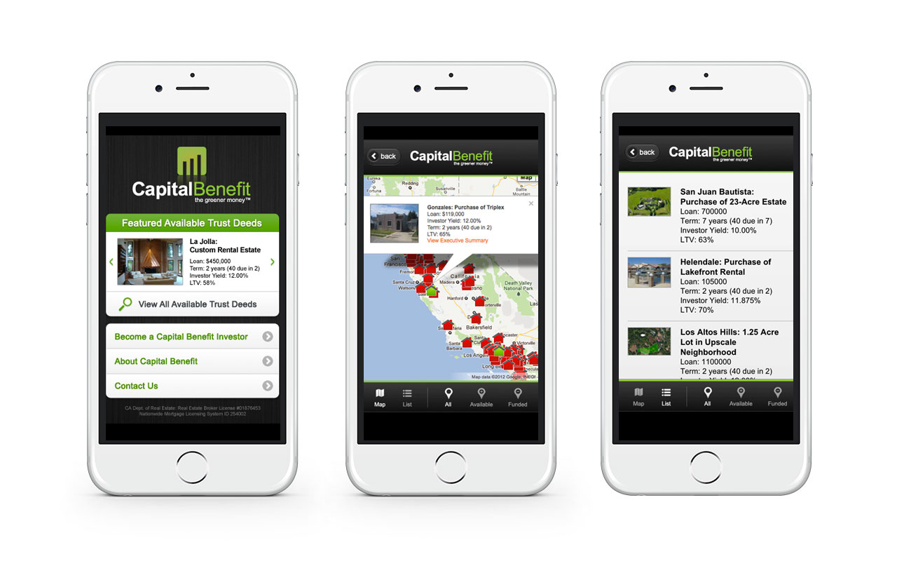 CapitalBenefit.com Responsive Website by Ripcord Digital Inc.