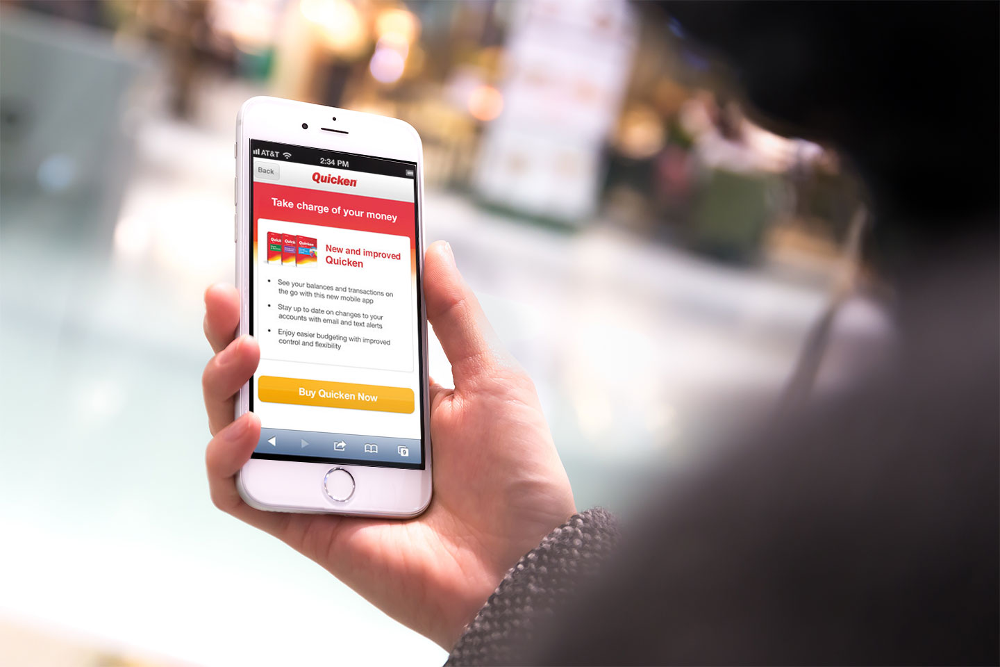 Quicken Mobile Landing Page by Ripcord Digital Inc.