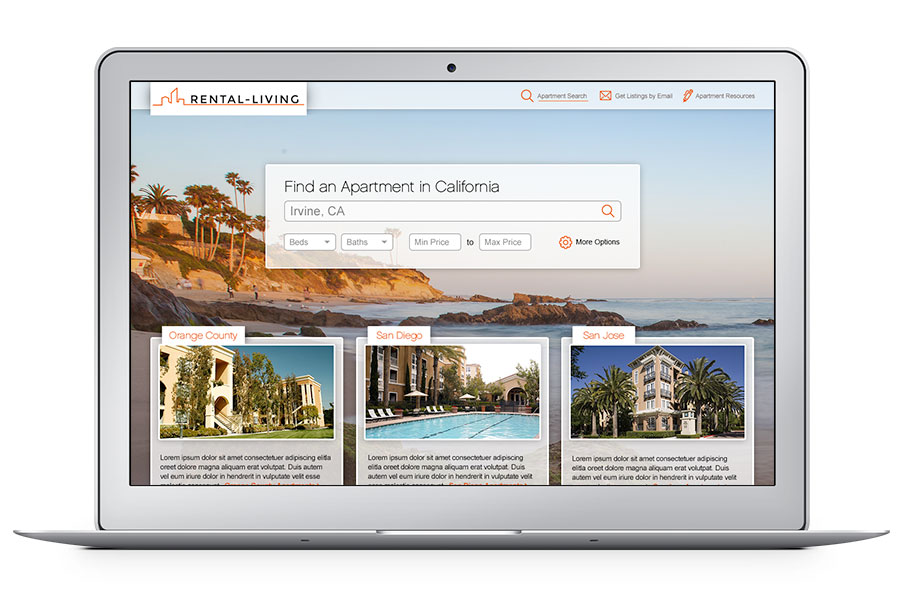 Irvine Company Apartments Rental-Living.com Website by Ripcord Digital Inc.