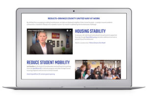 United Way Orange County CA Website by Ripcord Digital Inc.