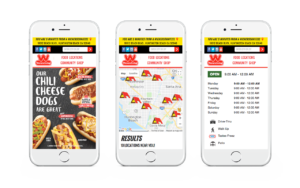 Wienerschnitzel Mobile Website by Ripcord Digital Inc