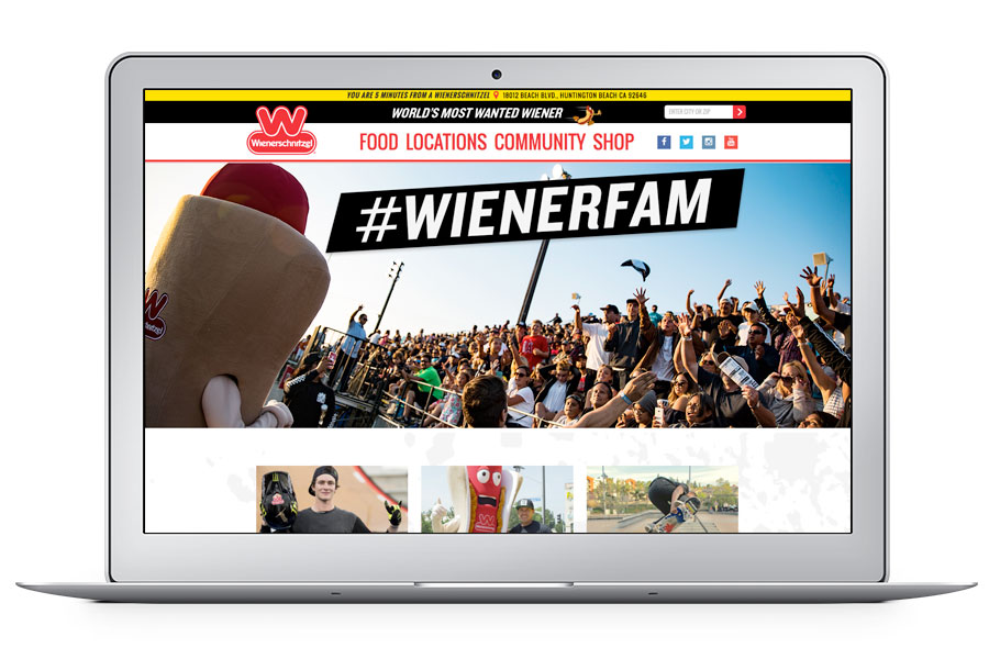 Wienerschnitzel Website Wienerfam by Ripcord Digital Inc