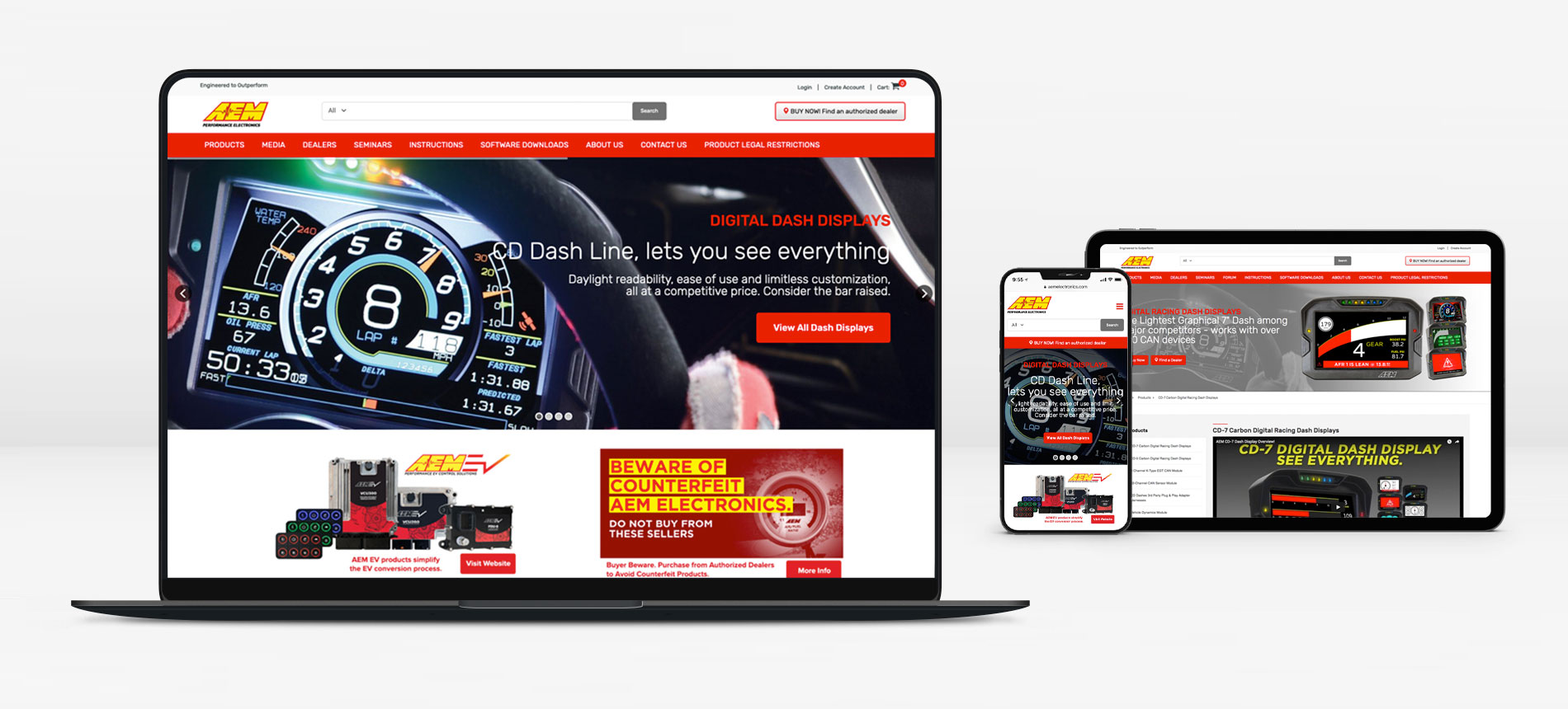 AEM Homepage & Responsive Design